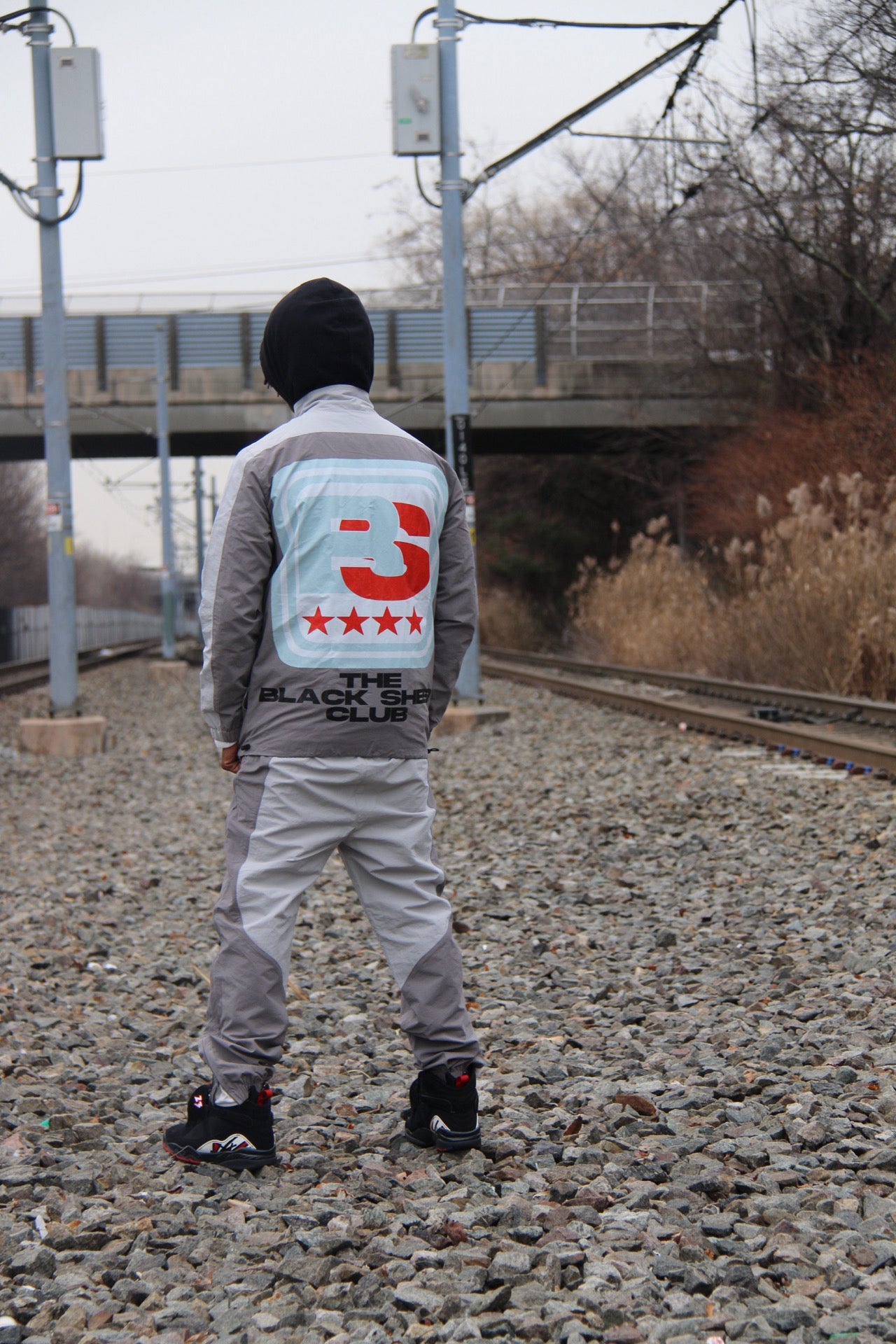 VALOR GRAY "PIT CREW STARTA" WINDBREAKER SET